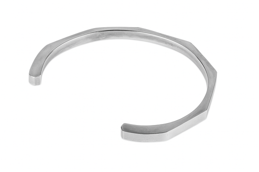 Hexagon cuff bracelet