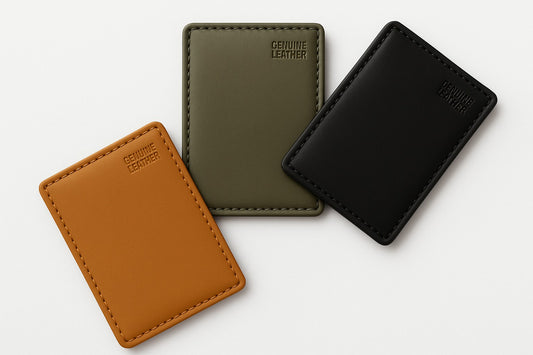 Mini leather wallet plus card holder for men