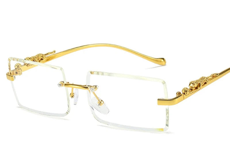 Rimless Square glasses