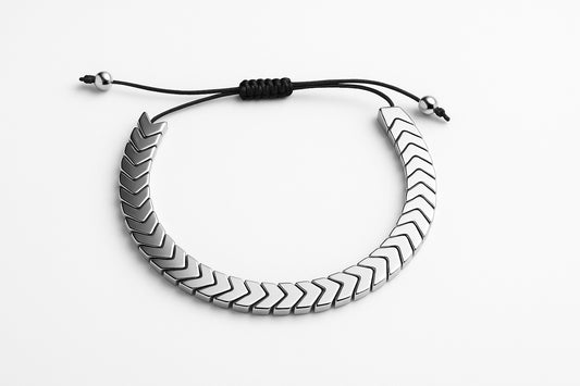 Softones Hematite Arrow Bracelet for Men