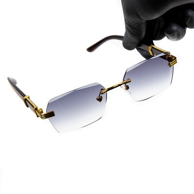 Rimless Rectangle (Aurex Premium) Sunglasses