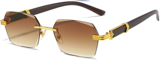 Rimless Rectangle (Aurex Premium) Sunglasses