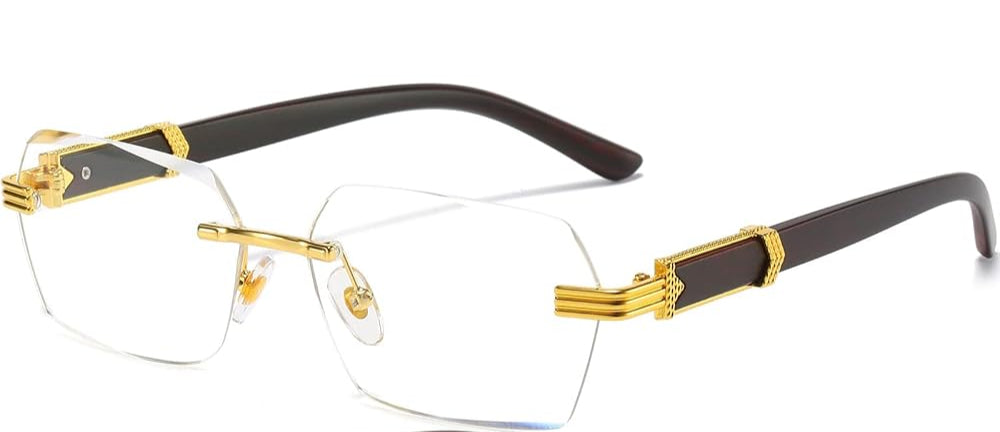 Rimless Rectangle (Aurex Premium) Sunglasses