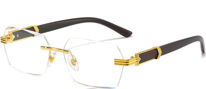 Rimless Rectangle (Aurex Premium) Sunglasses